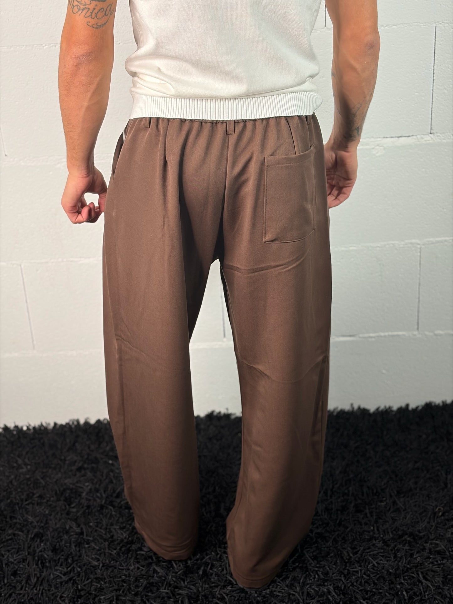 Pantalone Baggy con pence