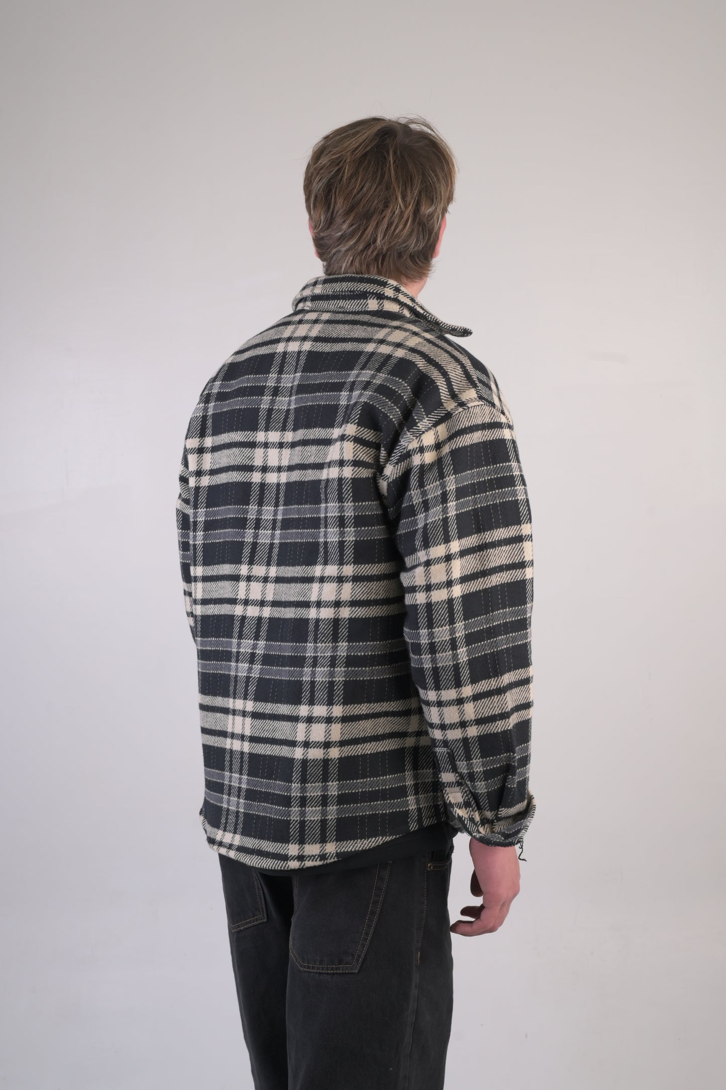 camicia oversize nera