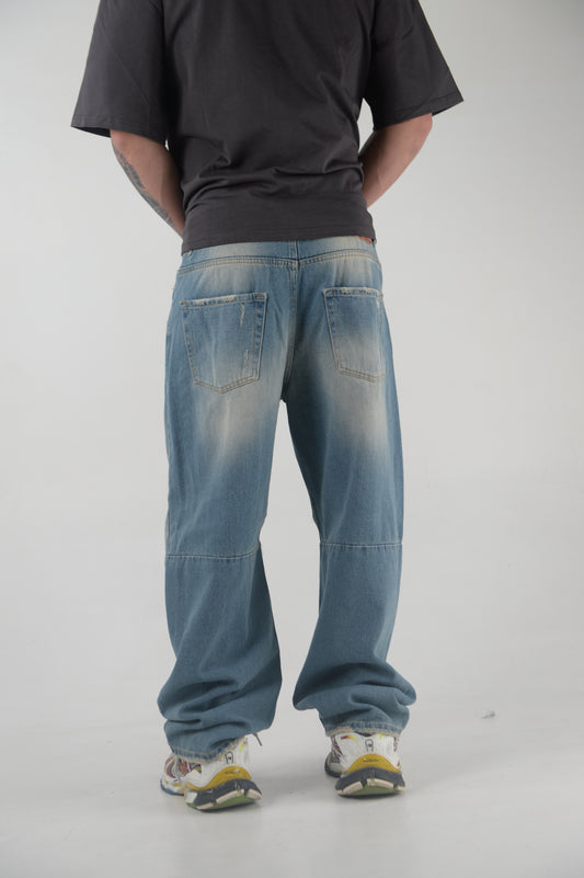 jeans baggy sfumato blue chiaro