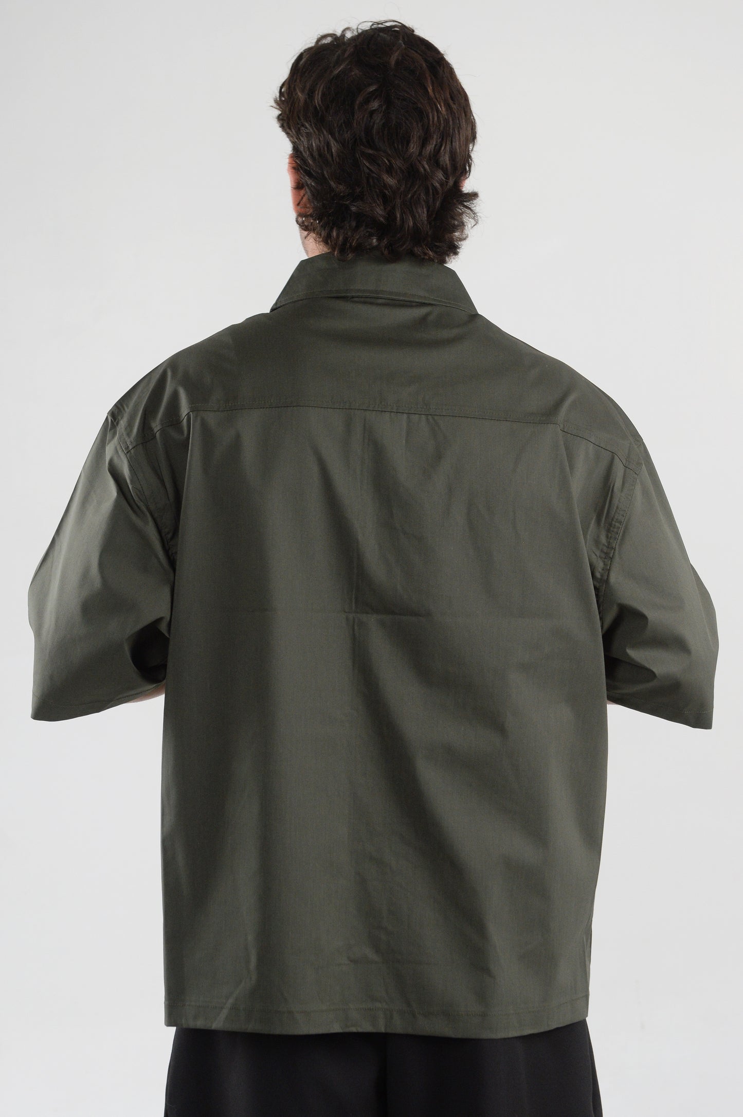 CAMICIA OVER VERDE
