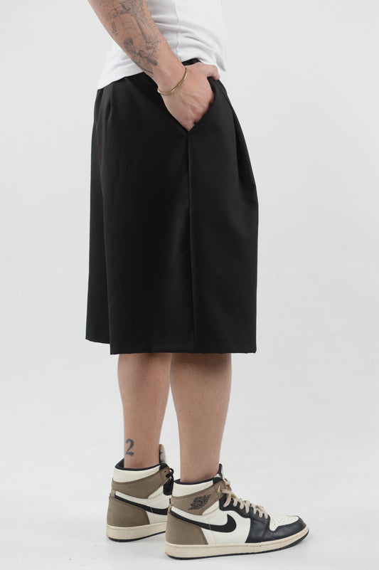 PANTALONCINO OVER NERO