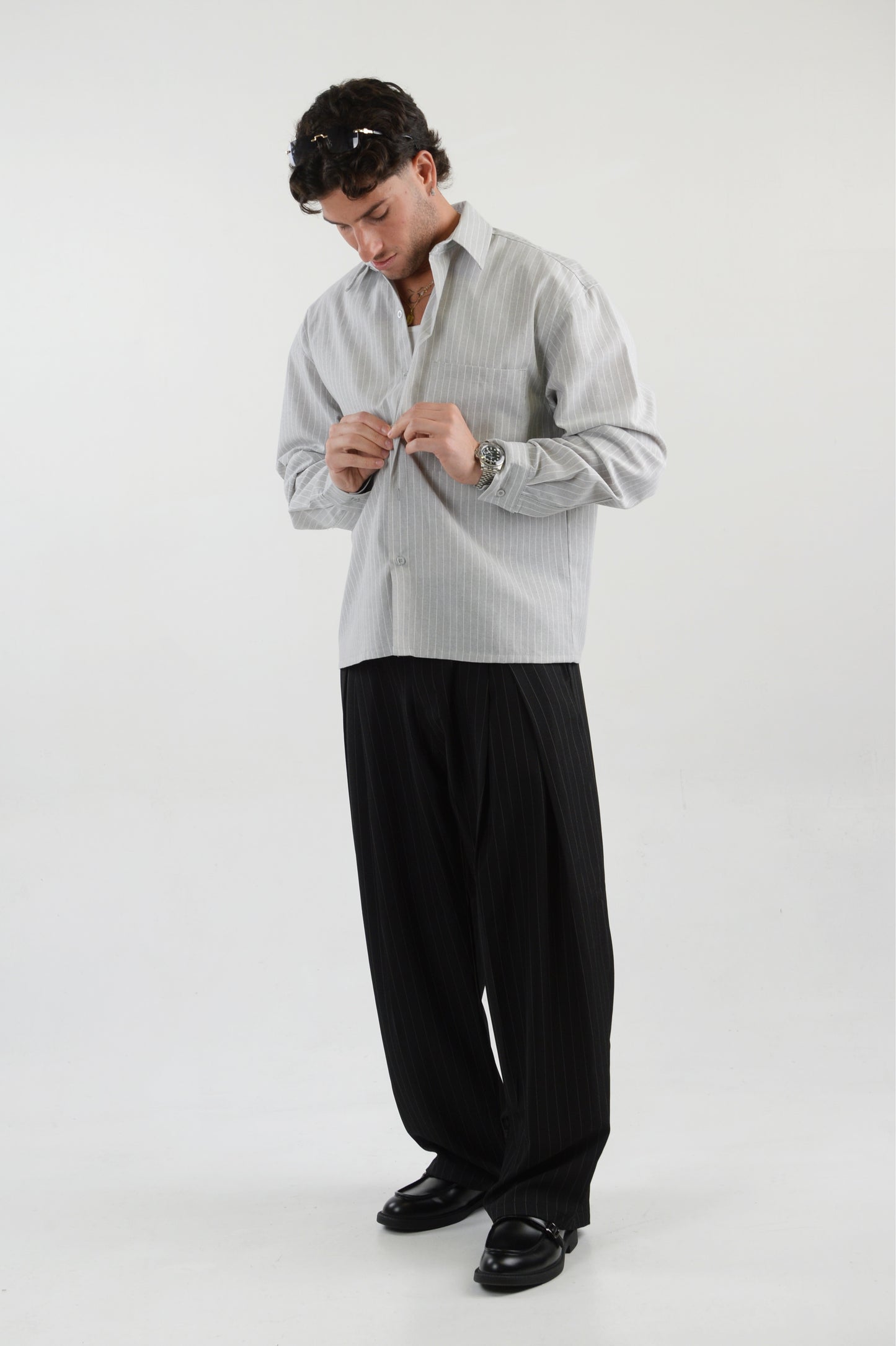 camicia Satyrus grey chiaro