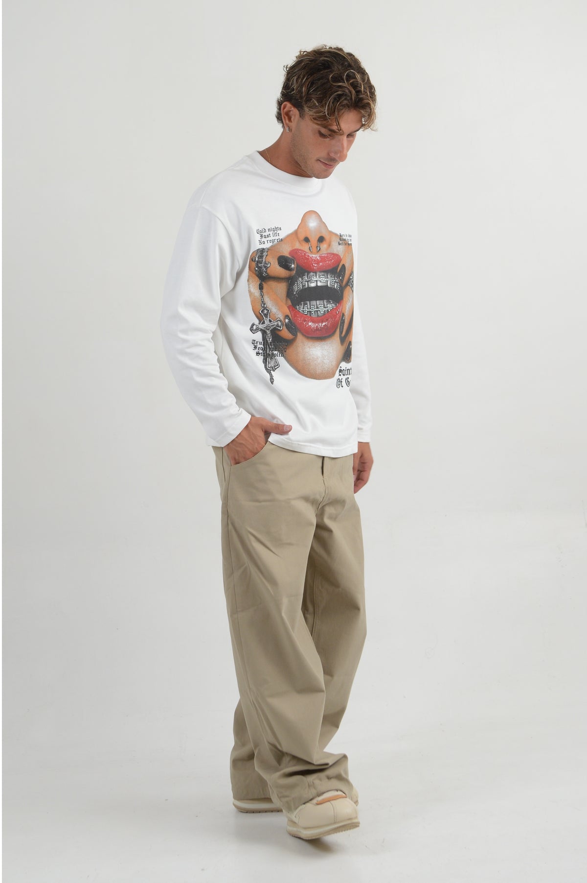 PANTALONE BAGGY BEIGE