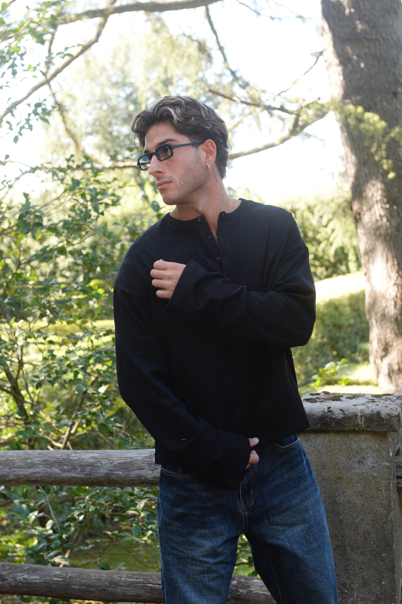 LONGSLEEVE SERAFINO BLACK