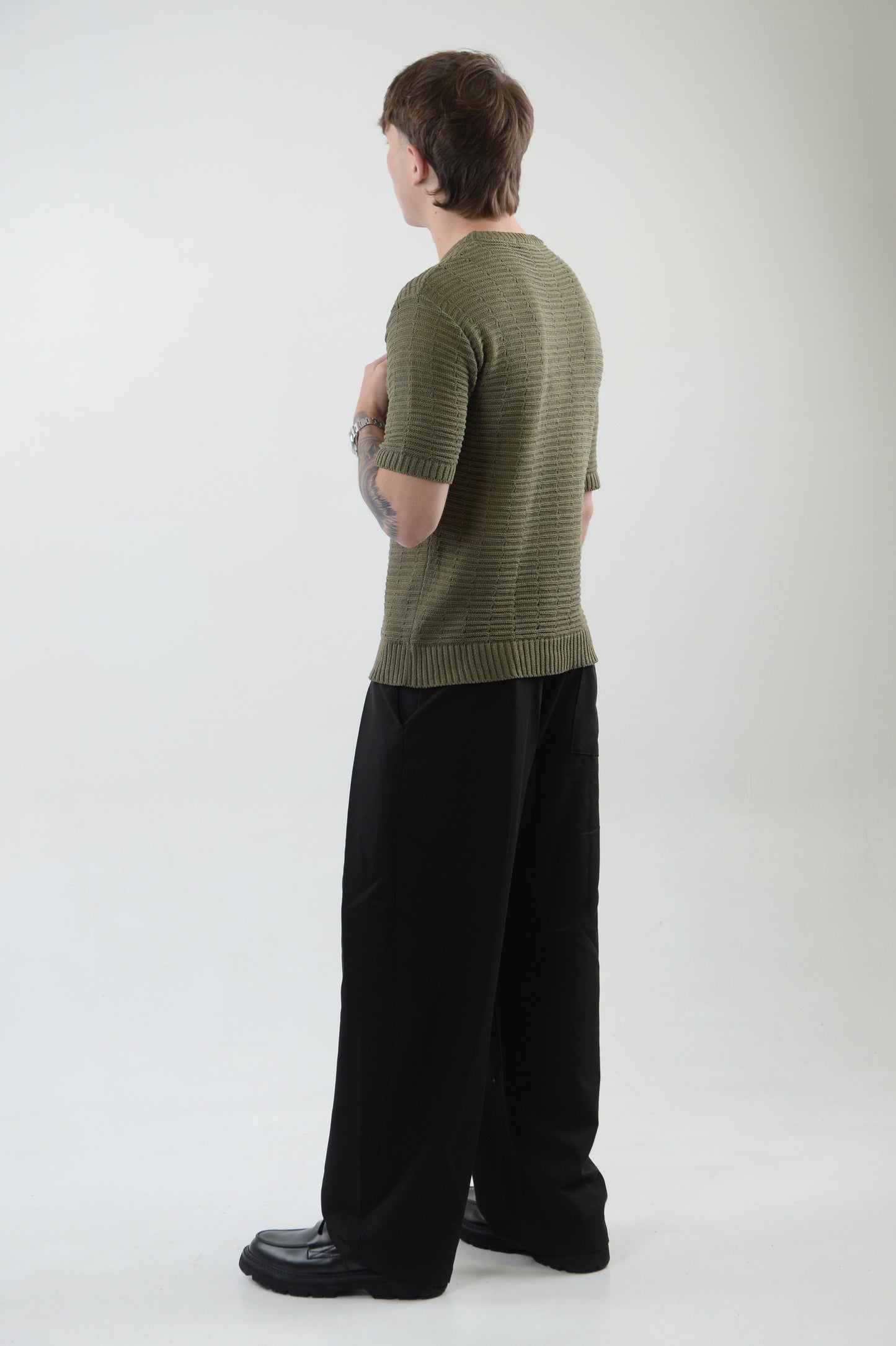 MAGLIA TRAFORATA VERDE