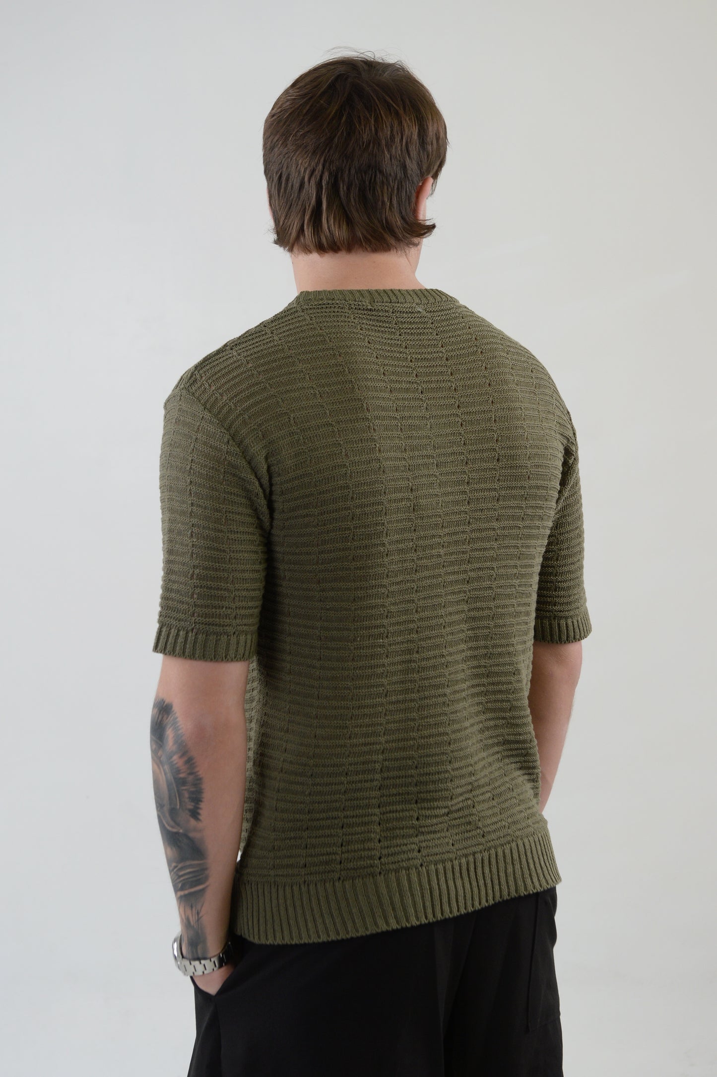 MAGLIA TRAFORATA VERDE