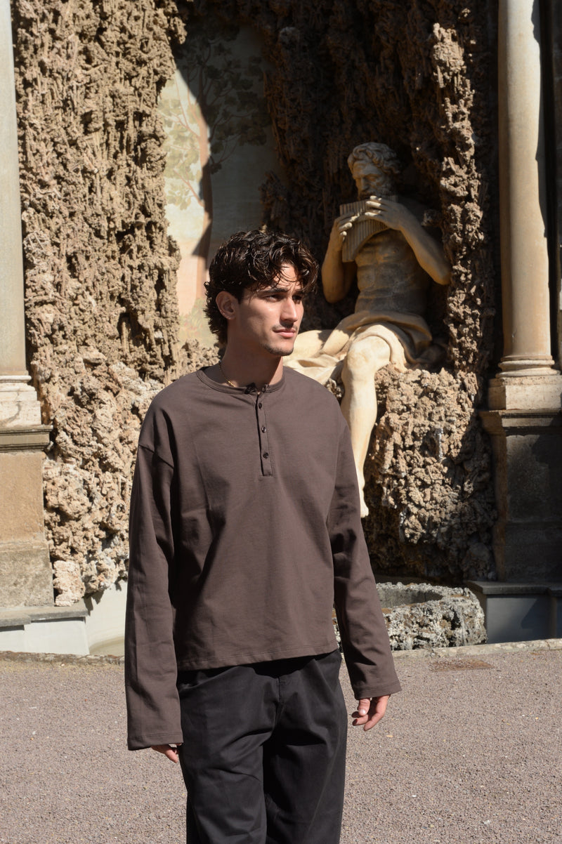 LONGSLEEVE SERAFINO BROWN