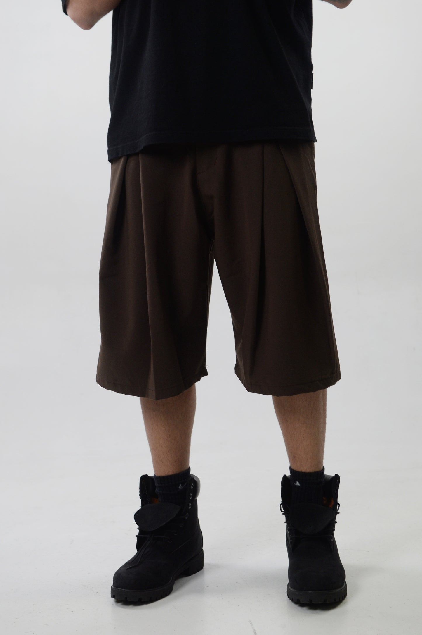 PANTALONCINO ELEGANT CON PENCE BROWN