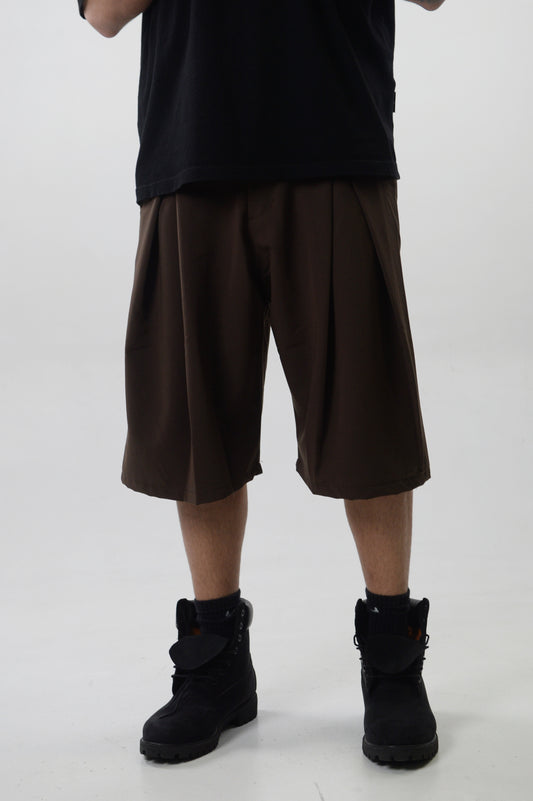 PANTALONCINO ELEGANT CON PENCE BROWN