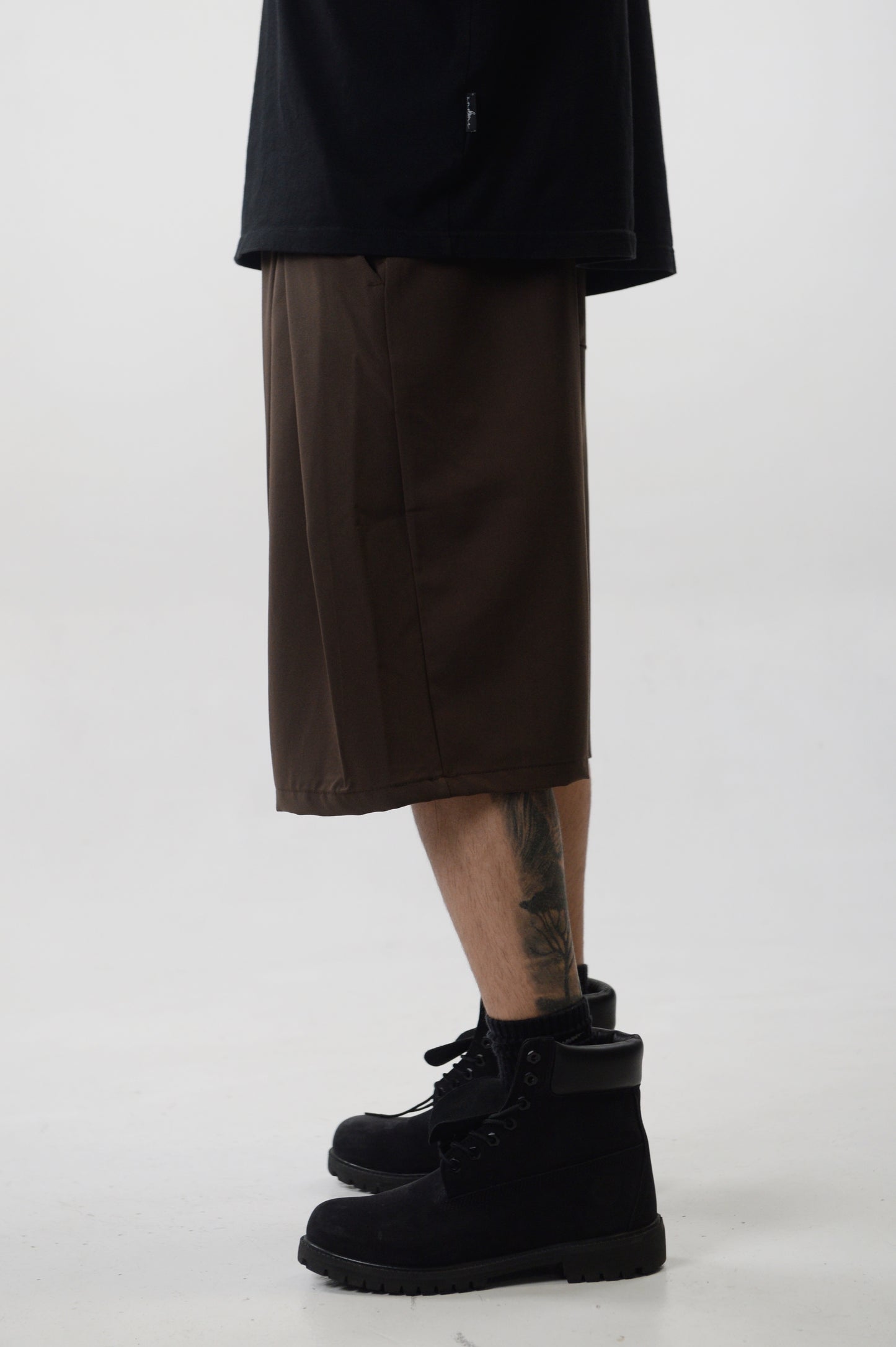 PANTALONCINO ELEGANT CON PENCE BROWN
