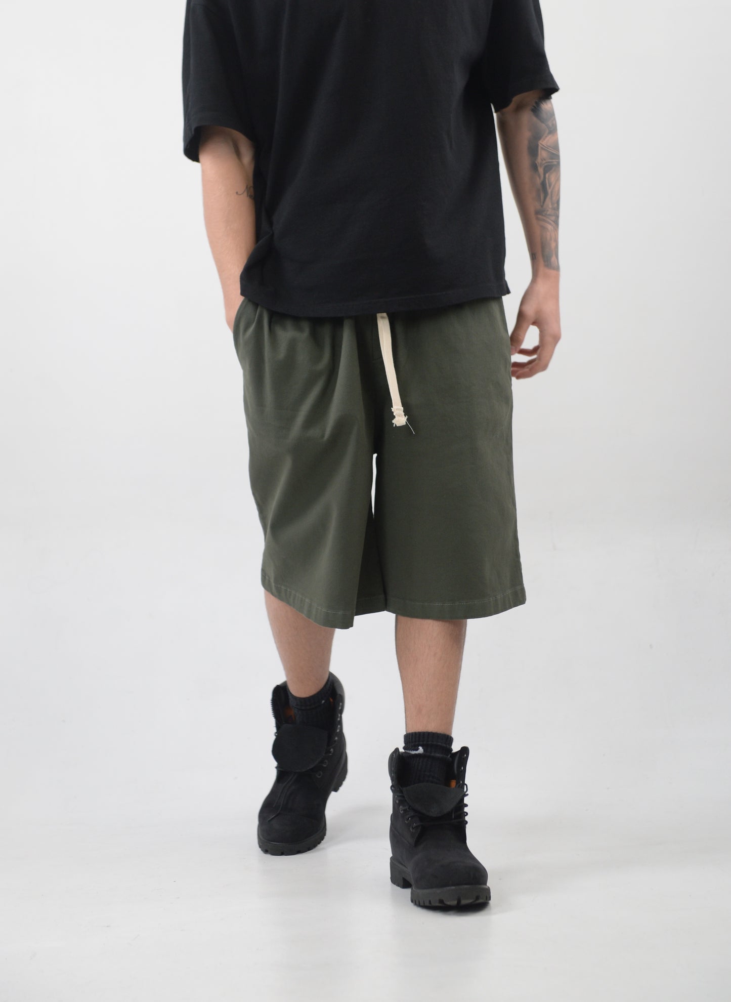 PANTALONCINO OVER GREEN