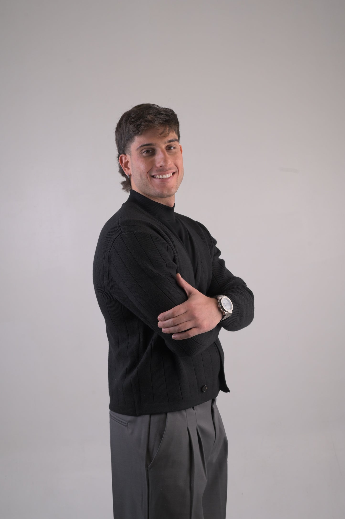 cardigan doppio petto cropped