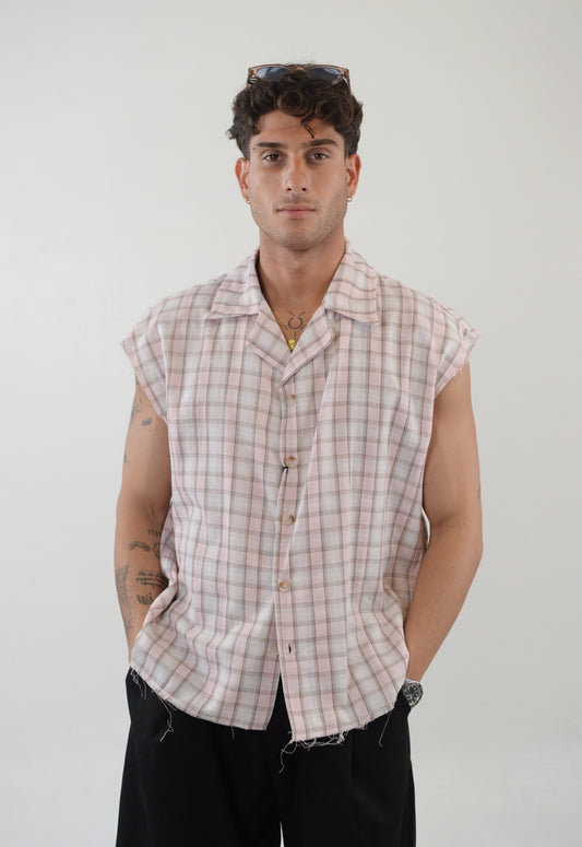 CAMICIA STREET SMANICATA ROSA