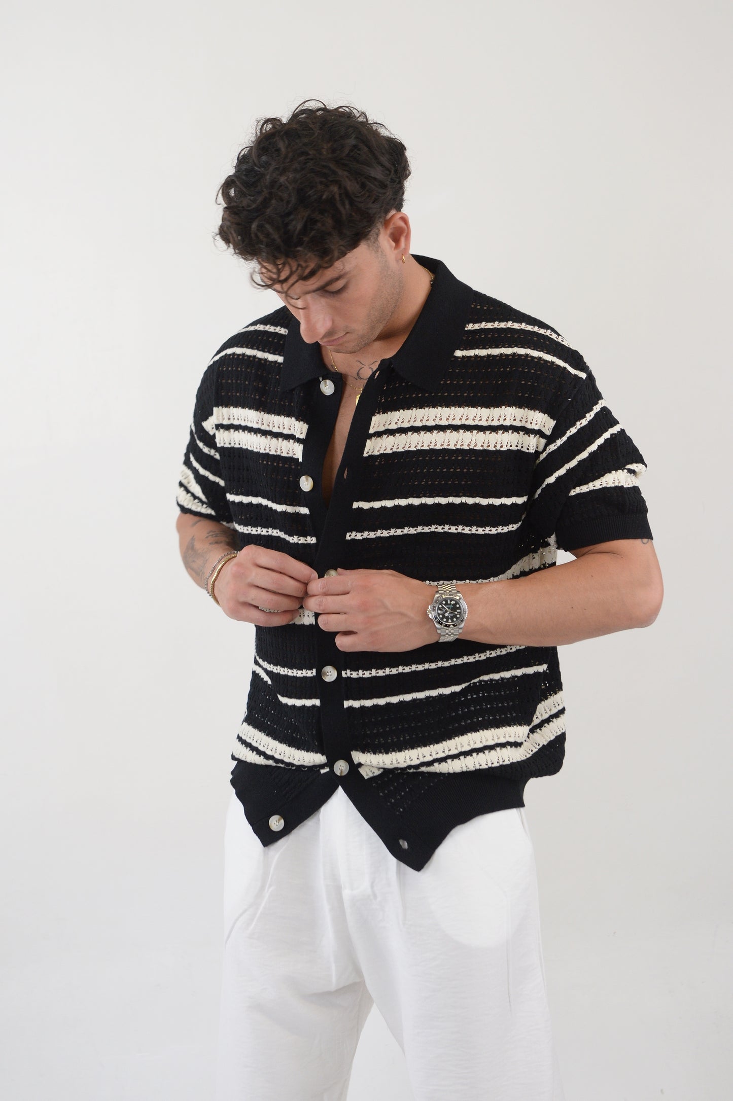 CARDIGAN TROPICANA BLACK