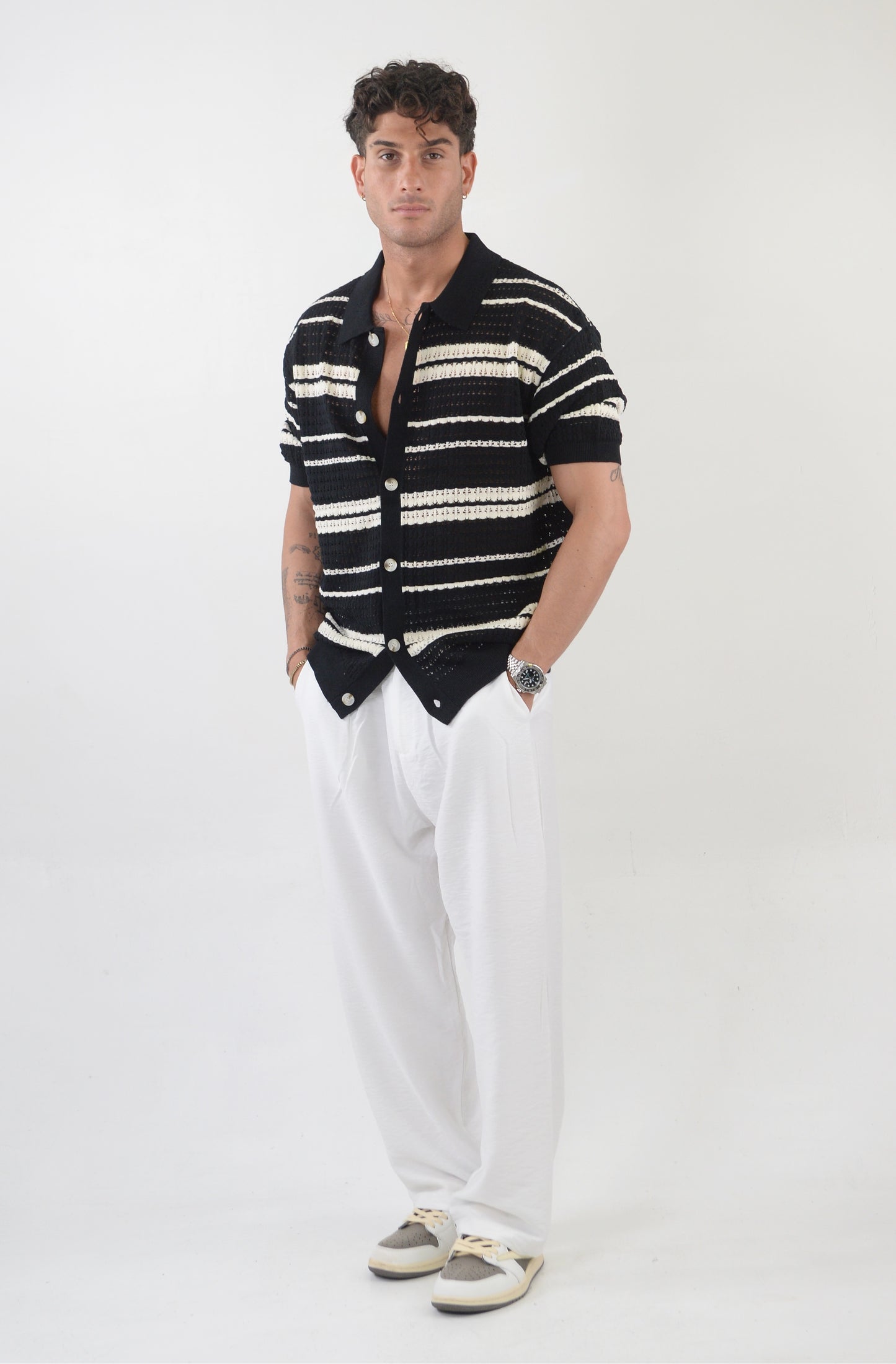 CARDIGAN TROPICANA BLACK