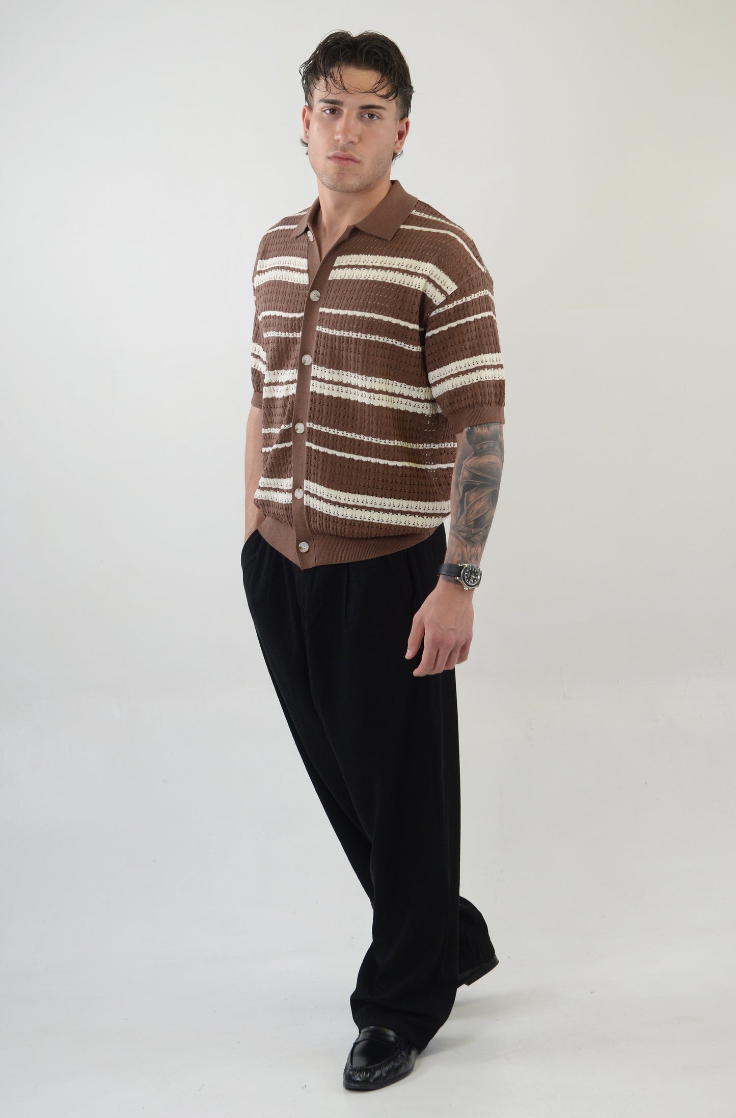 CARDIGAN TROPICANA BROWN