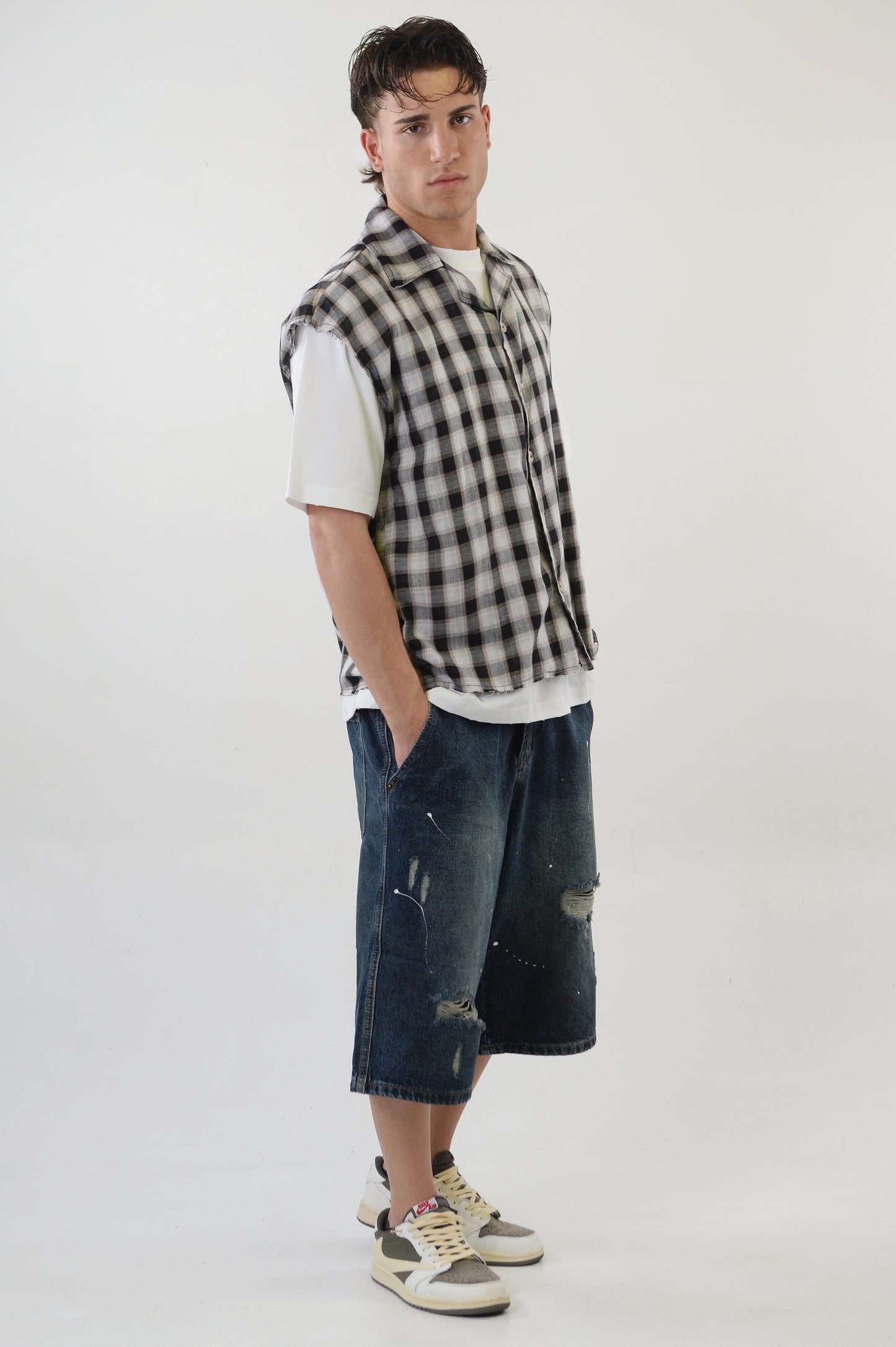 CAMICIA STREET SMANICATA BLACK