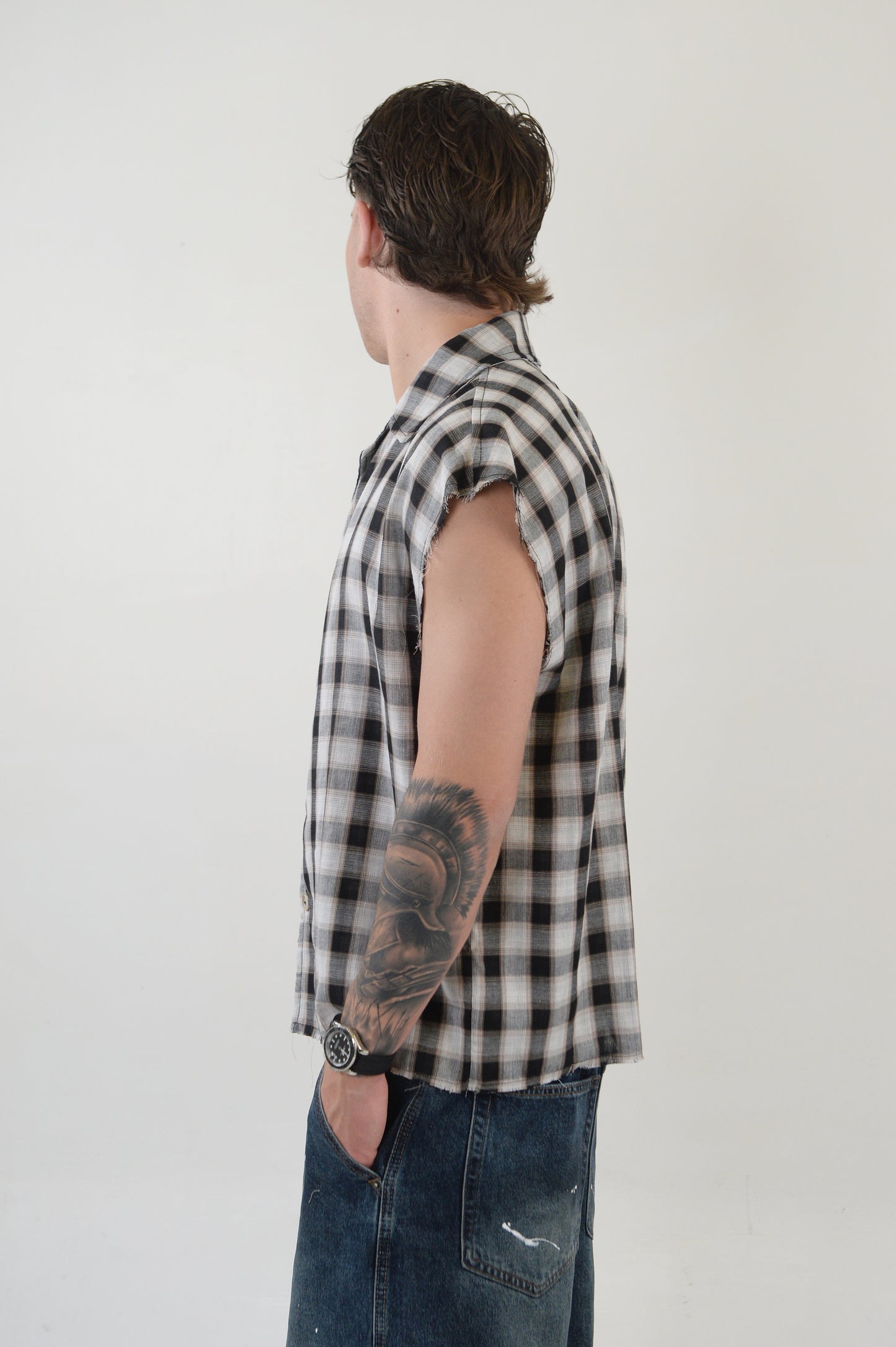 CAMICIA STREET SMANICATA BLACK