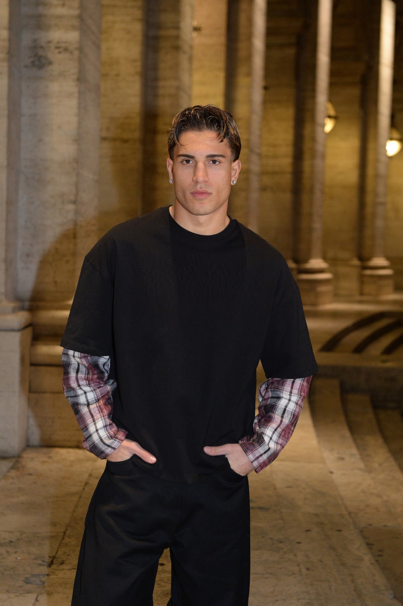 LONGSLEEVE DOUBLE CON CAMICIA