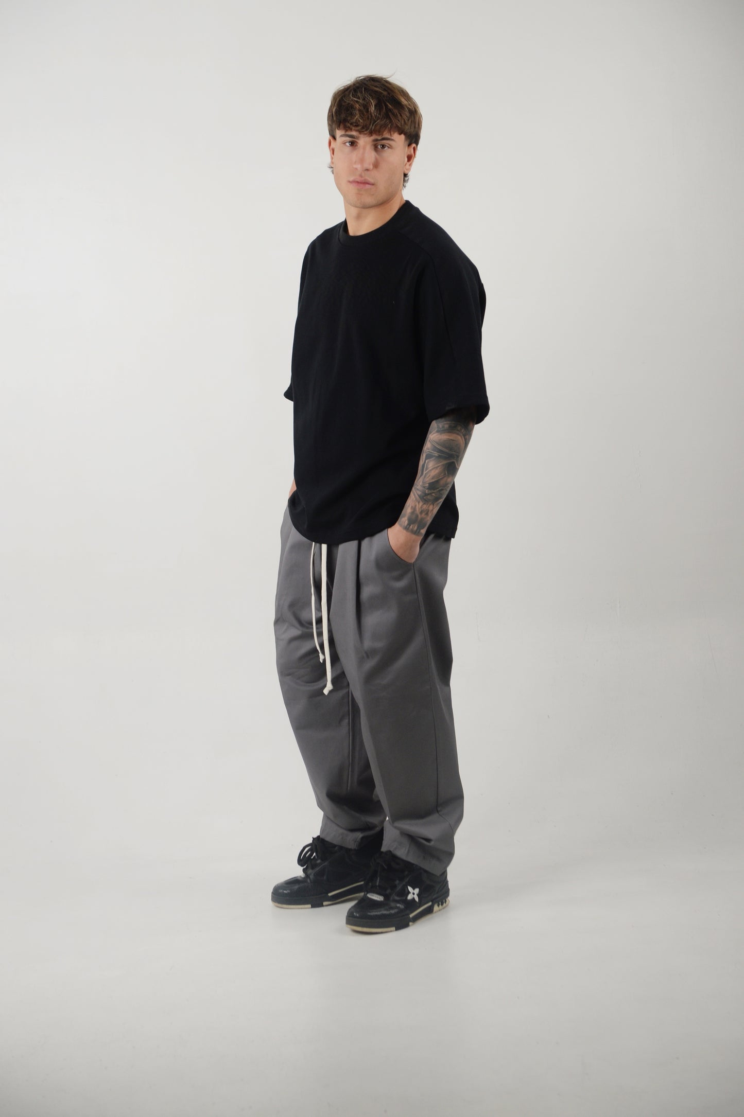 t-shirt oversize nera