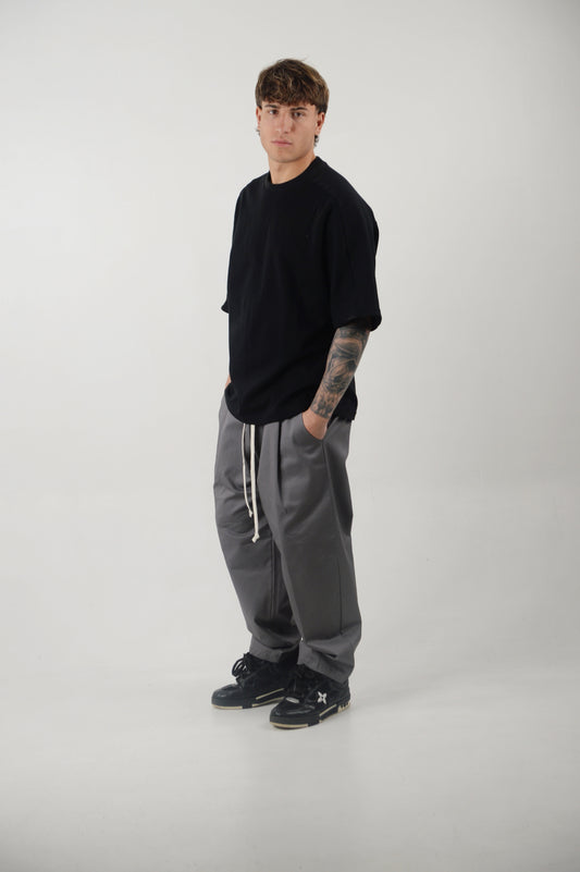 t-shirt oversize nera