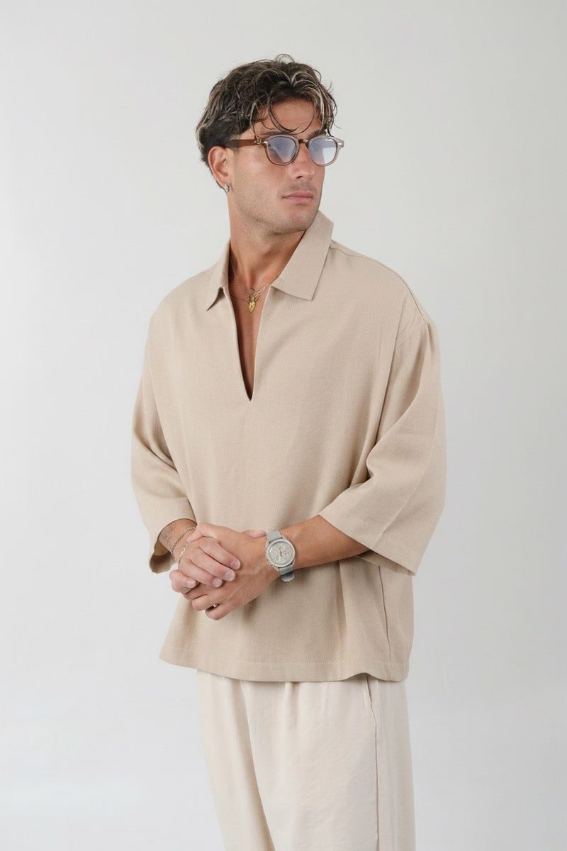POLO MEDITERRANEO BEIGE