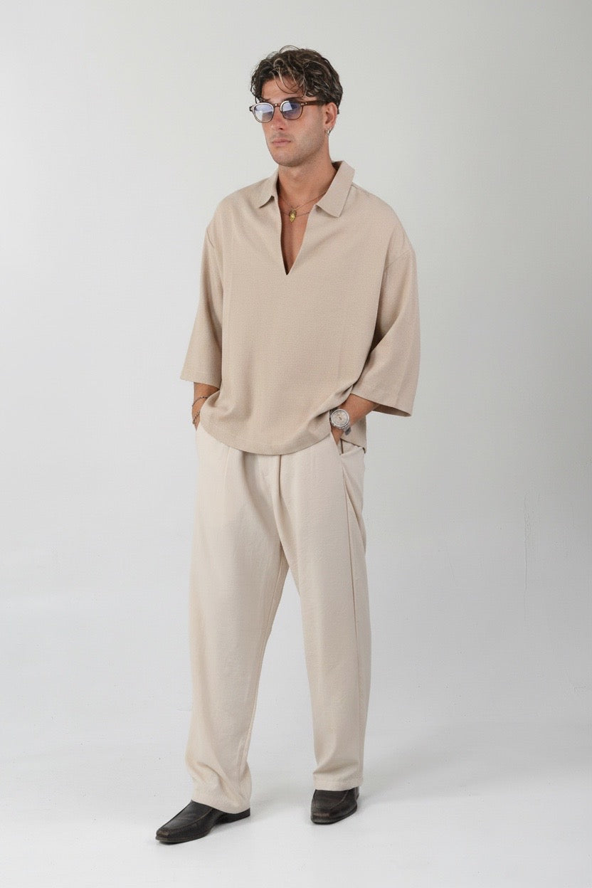 POLO MEDITERRANEO BEIGE
