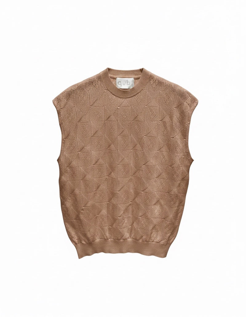 GILET MYK BROWN