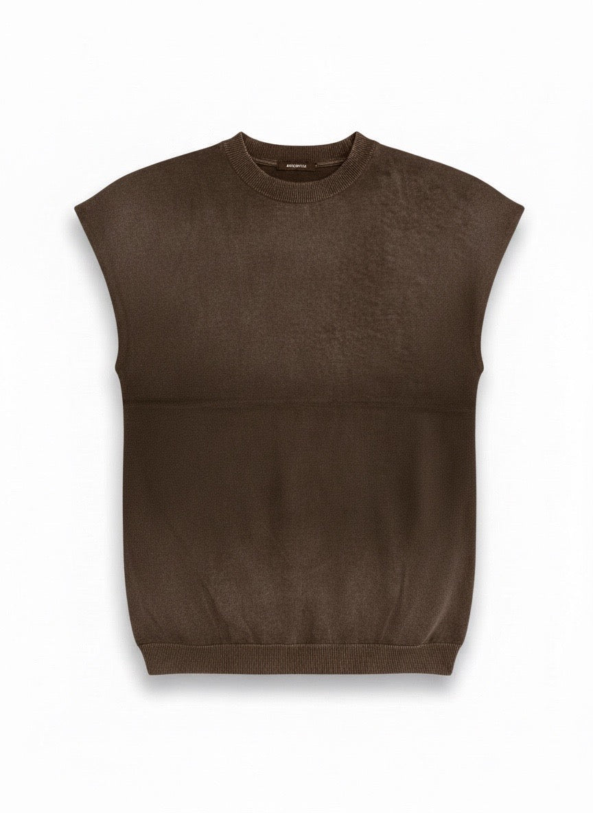 GILET TWIGA BROWN
