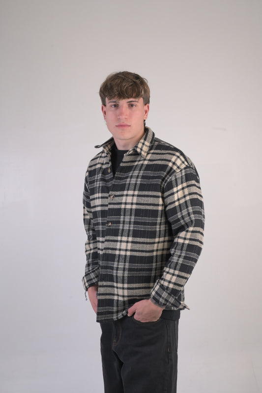 camicia oversize nera