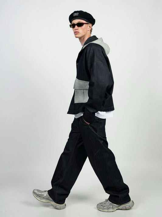 completo jeans nero black circus