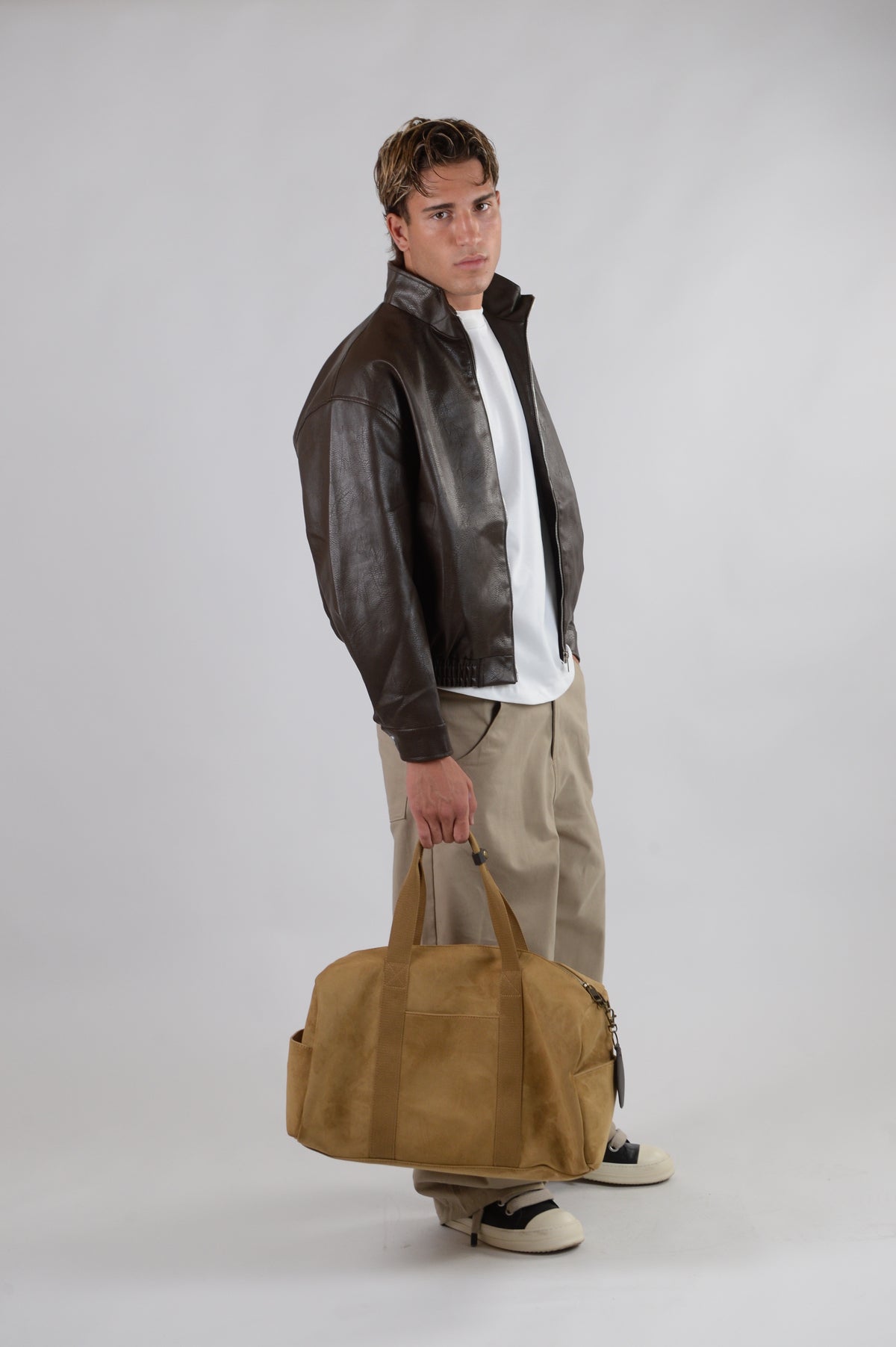 GIACCA IN PELLE BROWN