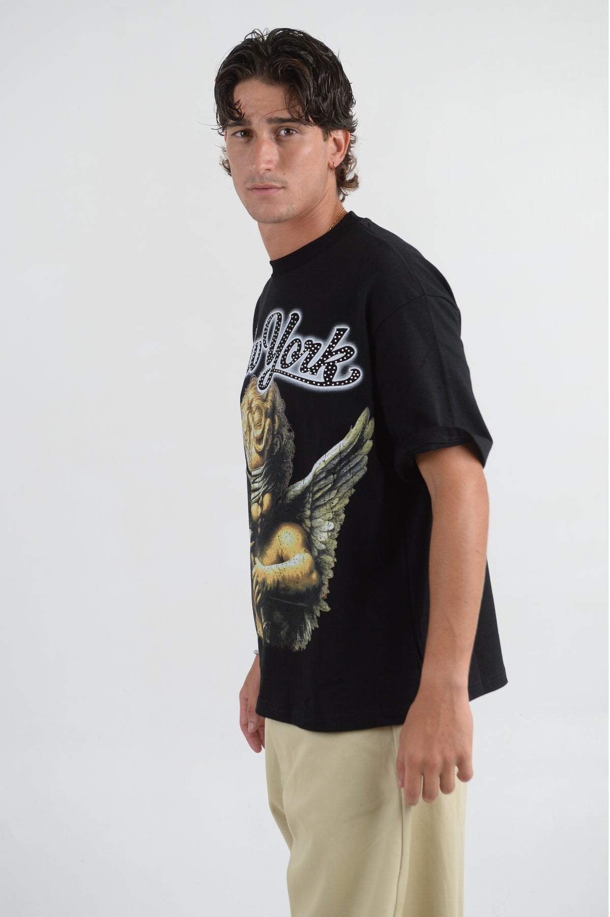 T-SHIRT ANGEL BLACK