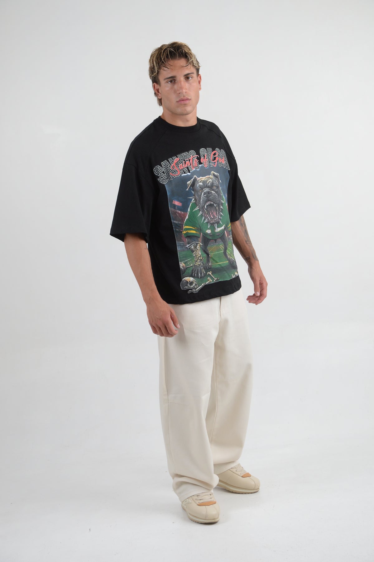 T-SHIRT BAD DOG BLACK